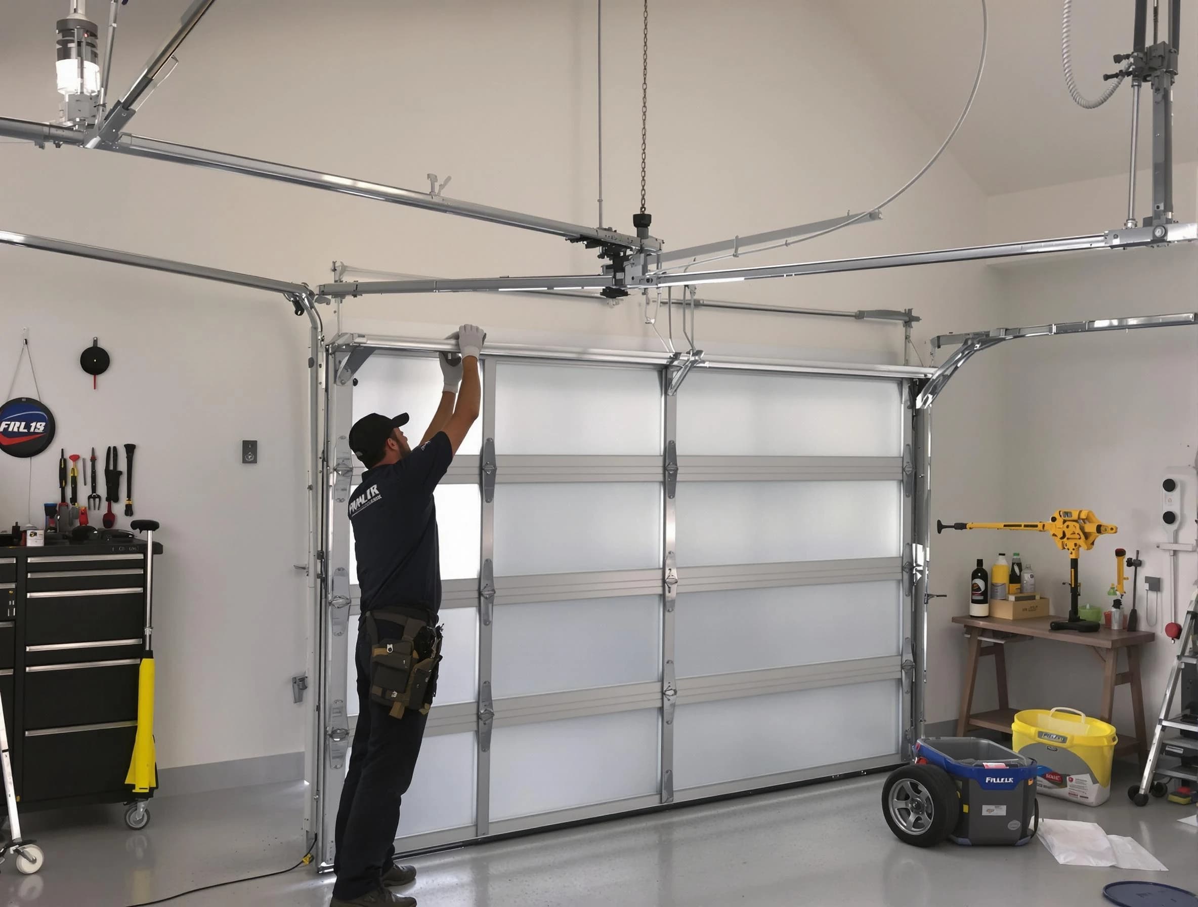 Dumbarton Garage Door Repair certified team performing precision garage door installation in Dumbarton