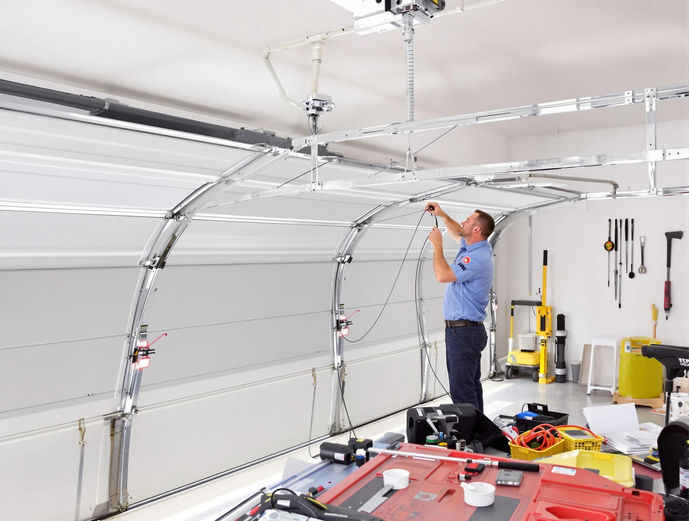 Garage door cable repair service by Dumbarton Garage Door Repair in Dumbarton