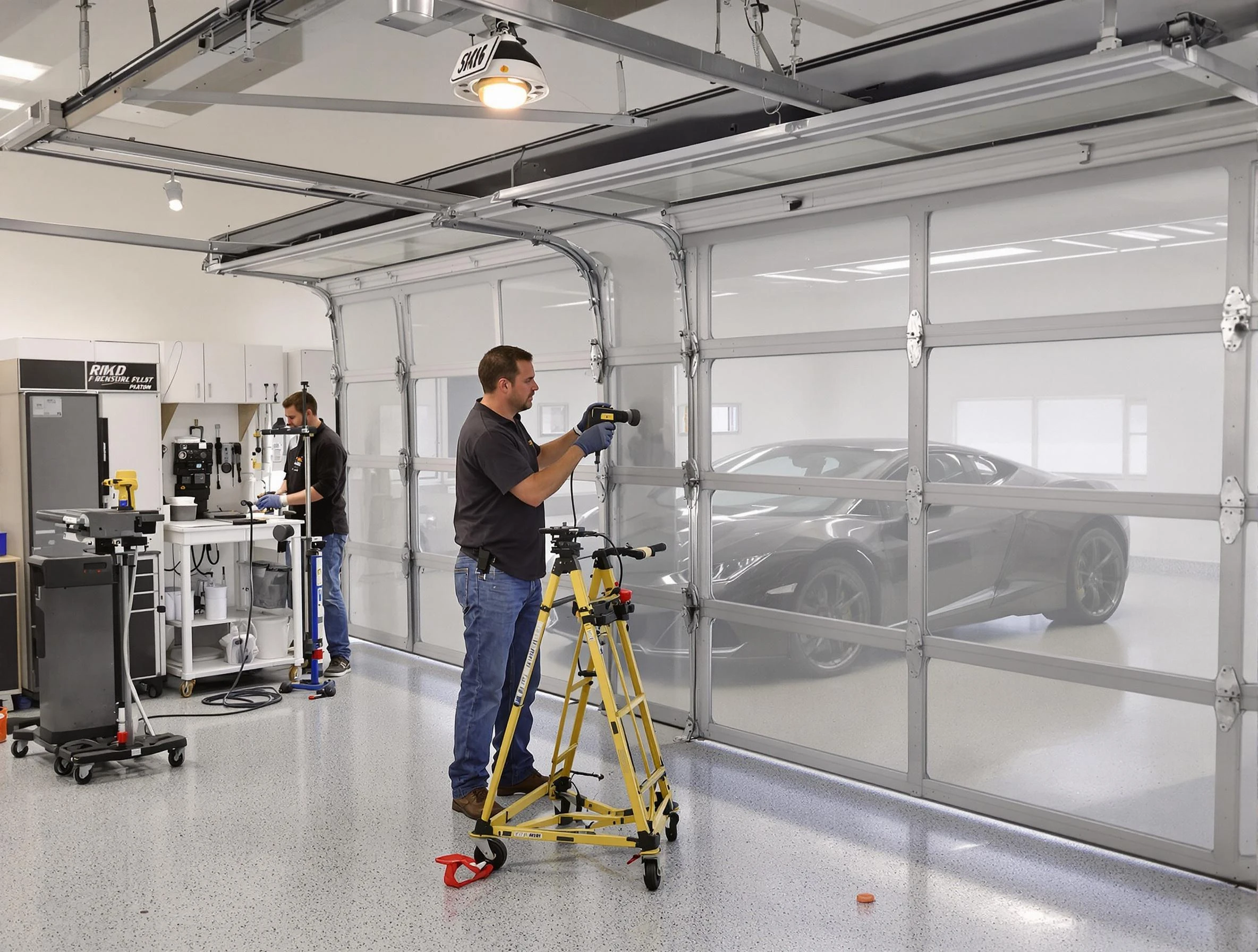 Garage Door Dents Repair in Dumbarton