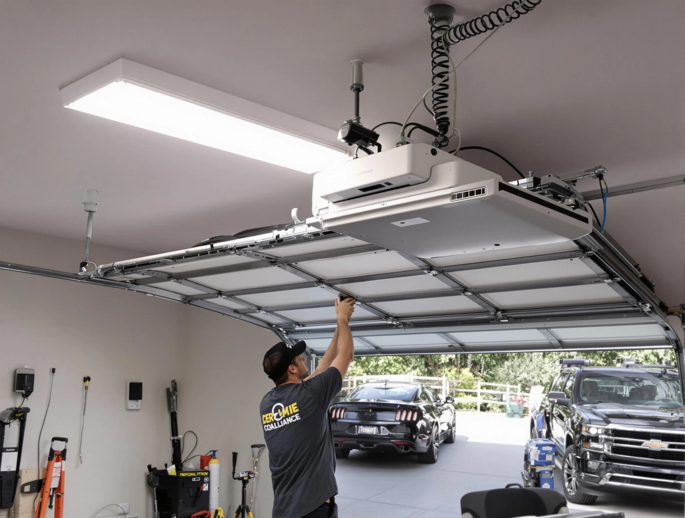 Garage Door Opener Installation in Dumbarton
