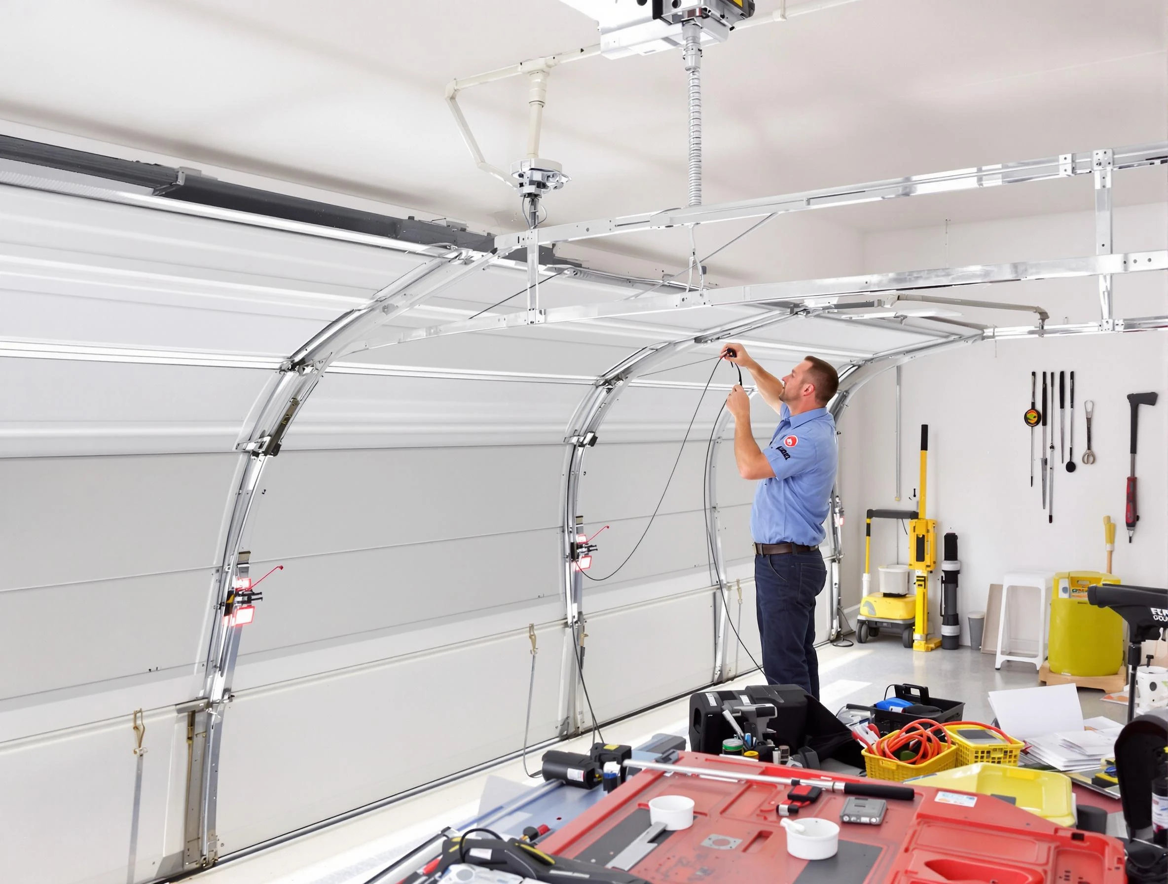 Garage door cable repair service by Dumbarton Garage Door Repair in Dumbarton