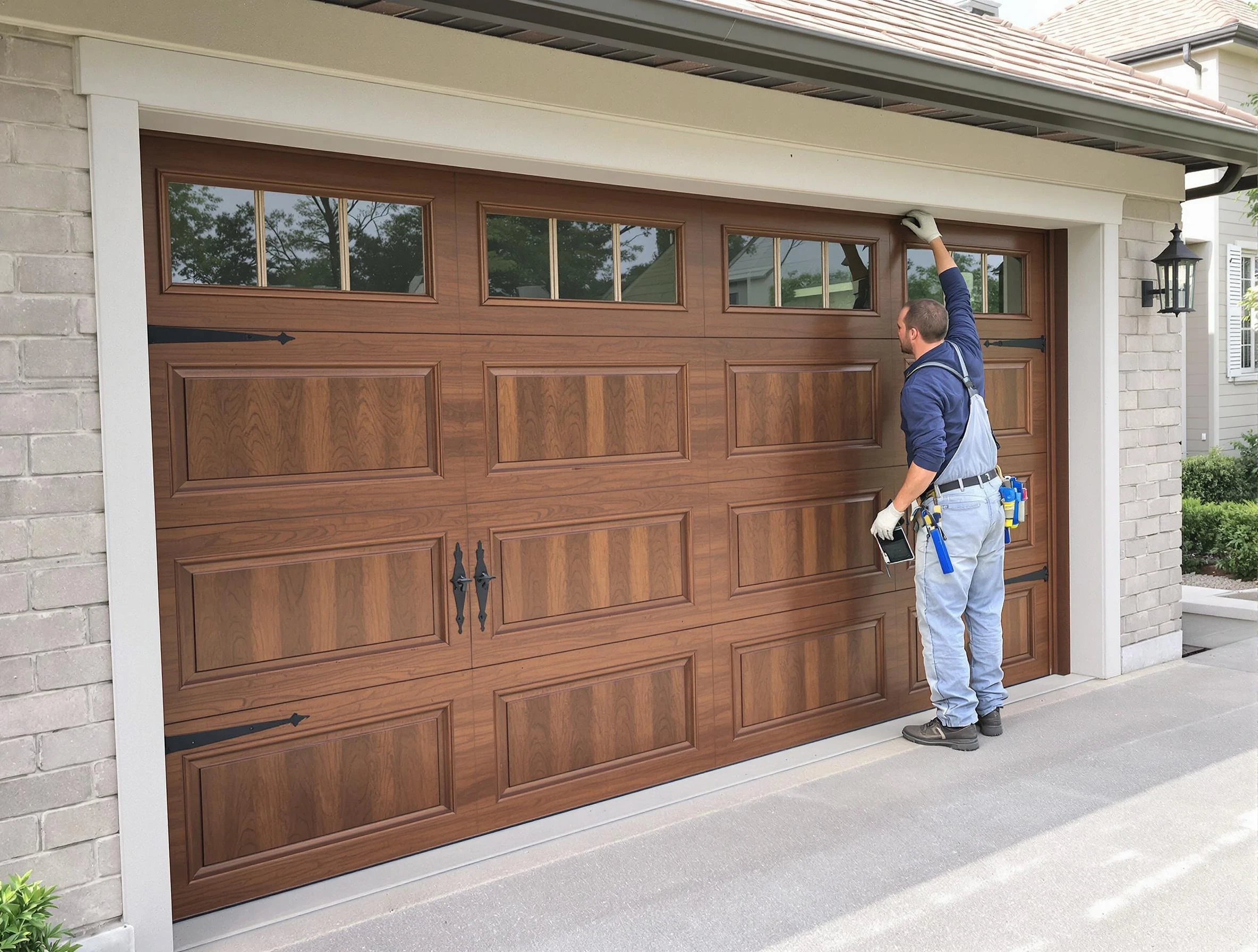 Custom garage door showcase by Dumbarton Garage Door Repair in Dumbarton