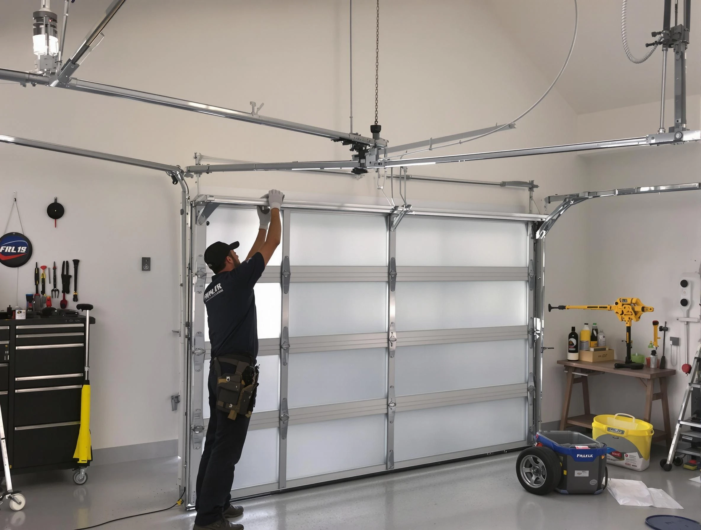 Dumbarton Garage Door Repair certified team performing precision garage door installation in Dumbarton