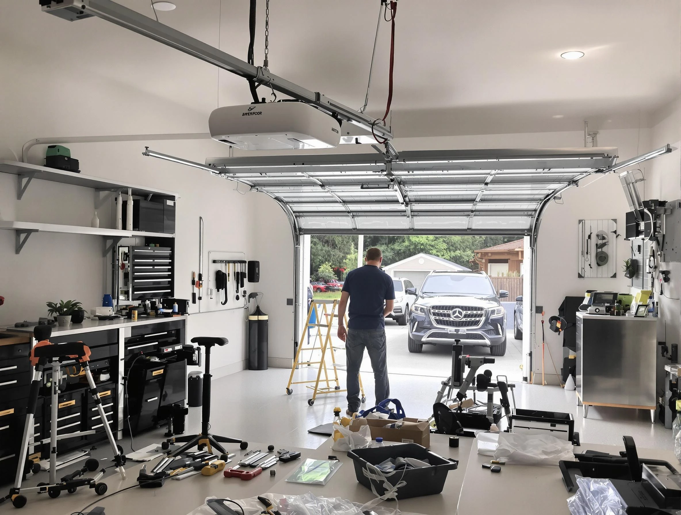 Garage door opener installation by Dumbarton Garage Door Repair in Dumbarton